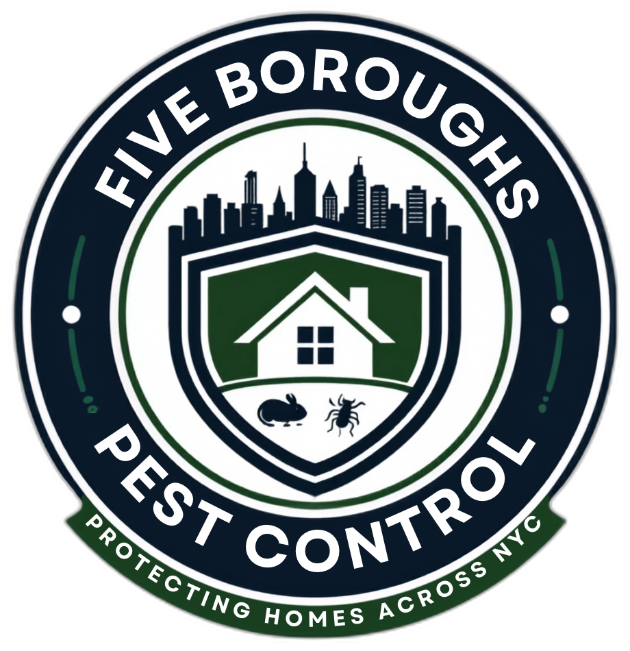Five Boroughs Pest Control full crest -- Protecting Homes Across NYC